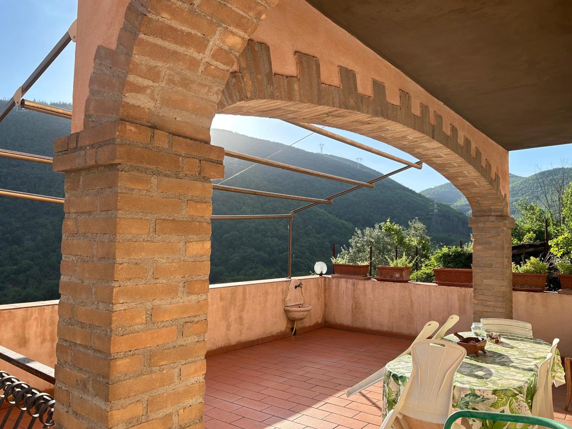 Casa Belvedere A Valle San Martino Di Spoleto Exterior foto